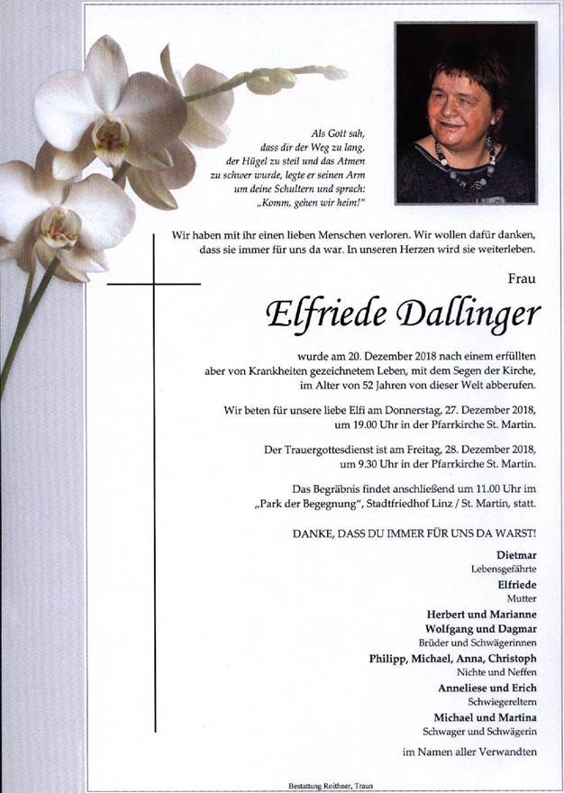 Partezettel Elfriede Dallinger
Wird als PDF Datei im Browser geffnet!